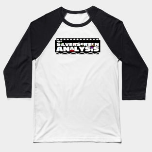 SilverScreen Analysis 90's Logo Black Baseball T-Shirt